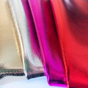 PU leathair mhiotalach